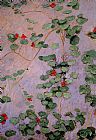 Gustave Caillebotte Paintings - Nasturtiums by Gustave Caillebotte